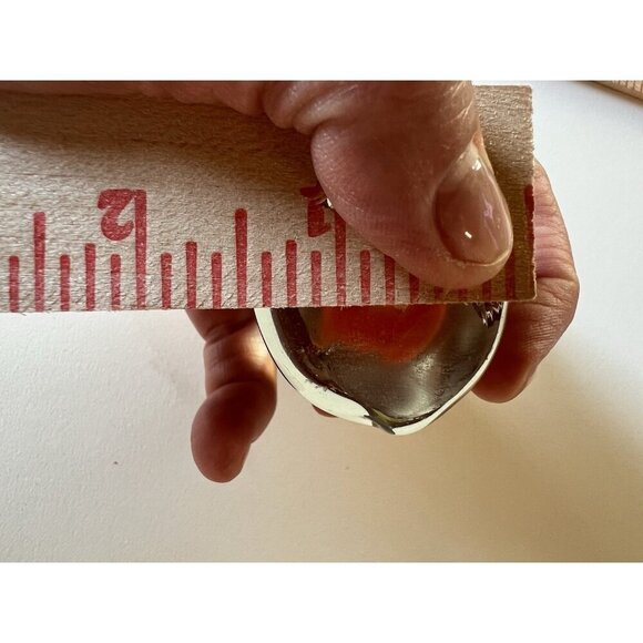 Vintage clear glass Panda bear paperweight VERY CUTE figurine coquette - Picture 11 of 11